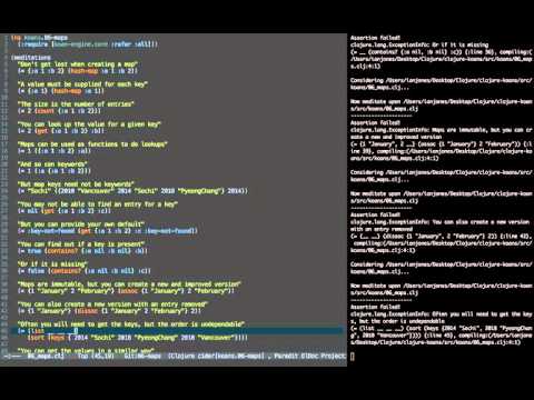 Clojure Koans: Maps