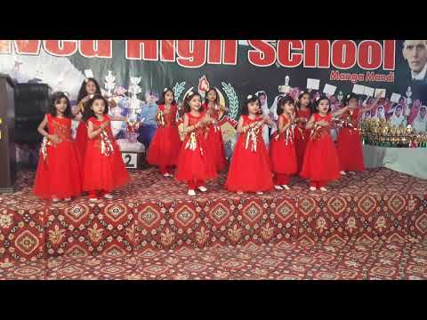 Javed.High.School's little children beautiful performance on Hamad.e.Baritala