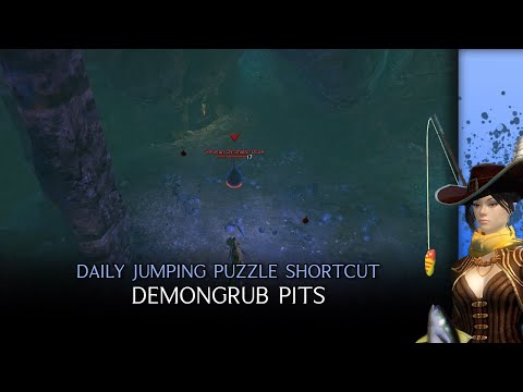 Guild Wars 2 Daily Jumping Puzzle Shortcut - Demongrub Pits