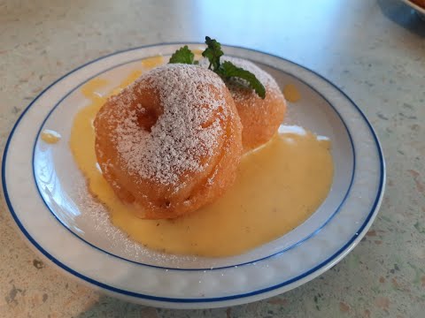 #WirSchaffenDasKüche - Apfelringe mit Vanillesauce