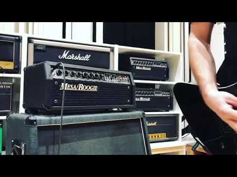 MESHUGGAH - FREDRIK THORDENDAL - PLAYING *MESA BOOGIE MARK III + MARSHALL JCM 800 1982A CAB
