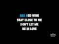 Red Red Wine ala video karaoke 