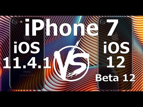 Speed Test : iPhone 7 - iOS 12 Beta 12 vs iOS 11.4.1 (iOS 12 Public Beta 10 Build 16A5366a)