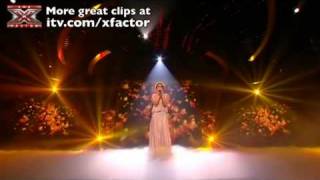 Katie Waissel sings Everybody Hurts - The X Factor Live show 8 - itv.com/xfactor