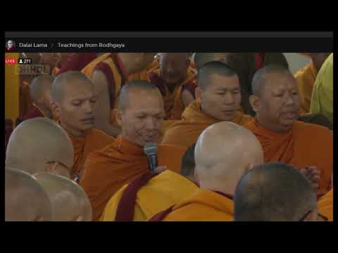 HH DALAI LAMA-BODHGAYA-Day-2a