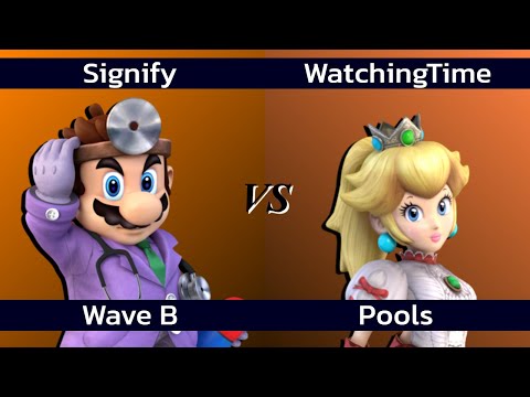 Warehouse War III P+ Wave B Pools Signify (Mario) vs WatchingTime (Peach)