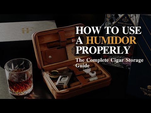 How to store cigars like a pro | Humidor setup guide