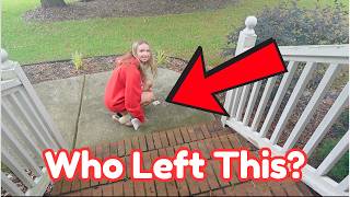 IS THIS A TRAP? WHO LEFT $20 BY OUR FRONT STEPS? | Family 5 Vlogs