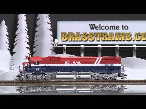 049780-HO Brass Model Train - OMI AA-1169-3 Overland BCR BC Rail M630 Diesel #722 w/DCC