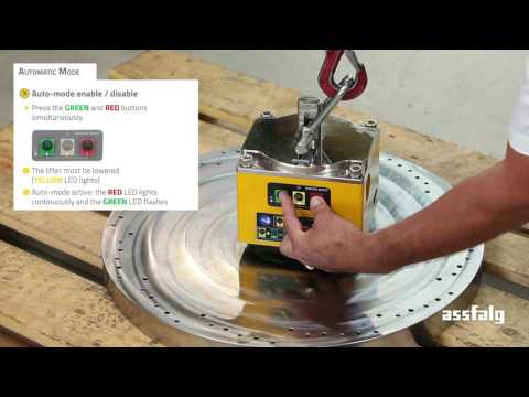 Assfalg Electro-permanent lifting magnet SB500 - Instruction manual