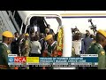 Remains of Mugabe arrive in Harare Remains of Mugabe arrive in Harare