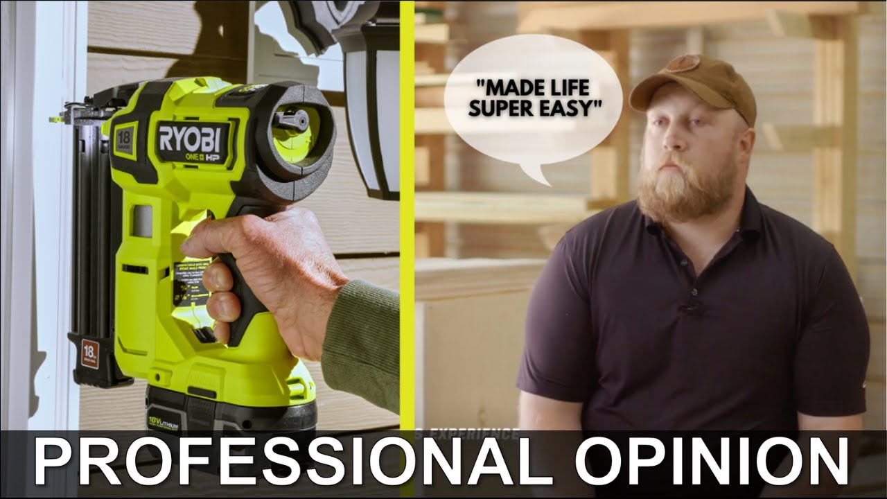 RYOBI 18V ONE+ HP Brushless 18GA Brad Nailer Testimonial