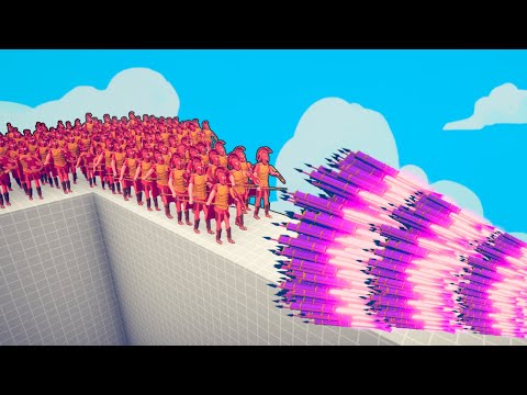 CAN 300 SPARTANS CROSS THE BRIDGE? - Totally Accurate Battle Simulator TABS
