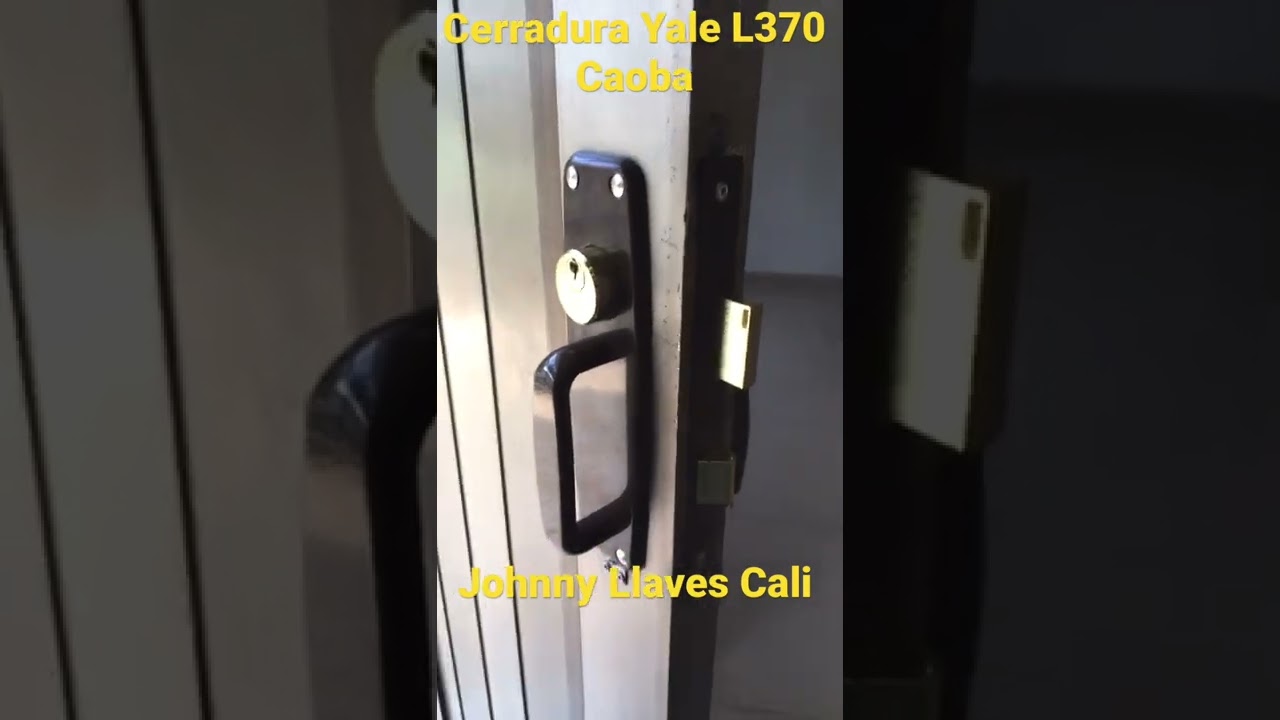 Instalación Cerradura Manija L370 Yale para puertas de aluminio