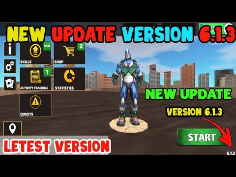 Rope Hero New Update Version 6.1.3 | new Update Version 6.1.3 | Rope Hero Vice TOWN | #version6