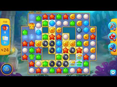 Fishdom 733 Level - NO BooSTERS