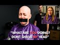 Woman Getting Forced Headshave By BoyFriend Headshave Stories