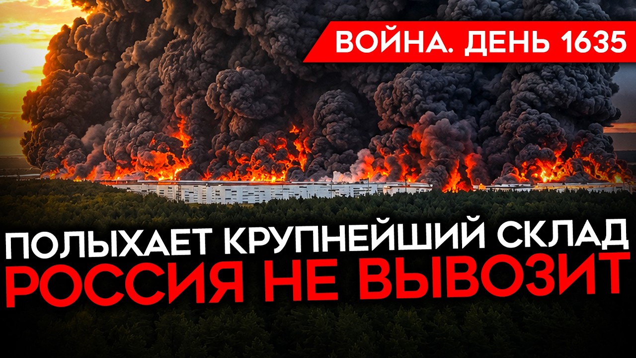 ДЕНЬ 1635. СГОРЕЛ КРУПНЕЙШИЙ СКЛАД WB/ РОССИЯ НЕ ВЫДЕРЖИТ/ ТОПЛИВНЫЙ КРИЗИС НАКР