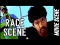 Azhagiya Tamil Magan Race Scene Vijay Shriya Saran Namitha Santhanam