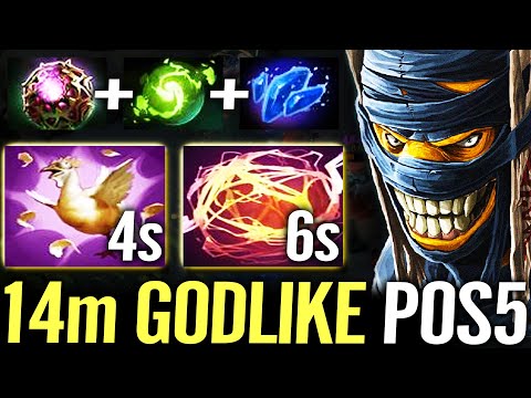 🔥 Shadow Shaman 14min GODLIKE WTF POS5 — Octarine + Refresher Disable Till Death IMBA Dota 2 Pro