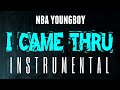 NBA YoungBoy I Came Thru INSTRUMENTAL Prod By IZM