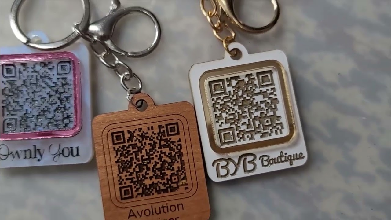 QR Code Keychains