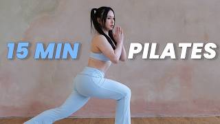 15 Min Full Body Pilates Workout - Beginner Pilates (No Equipment)