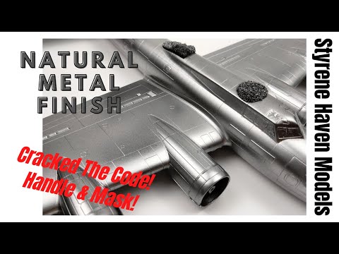 Natural Metal Finish Made Easy!  Learn How To Apply, Handle & Mask For Plastic Scale Models.