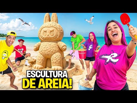 A MELHOR ARTE NA AREIA, VENCE *Quem modelou melhor ?