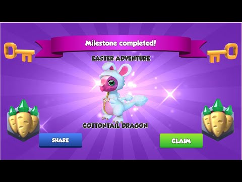 Have you got Cottontail Dragon-Dragon Mania legends | Easter Adventure castle event | DML