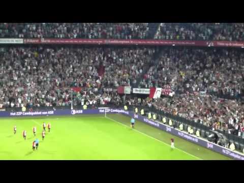 Last minute goal celebrating by Feyenoord