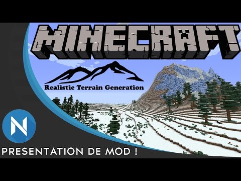 Minecraft |  Introducing Mod |  "Realistic Terrain Generation" | [HD] [FR]
