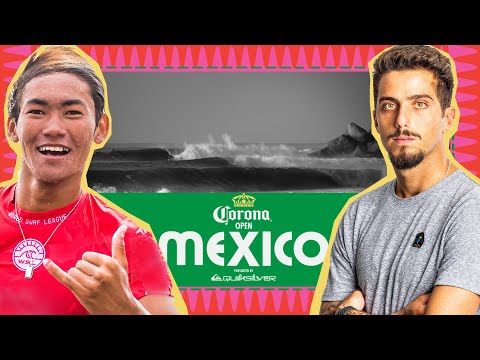 Rio Waida With The Upset Of Event vs Filipe Toledo | Corona Open Mexico HEAT REPLAY