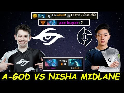 Abed vs Nisha - Morphling Leshrac MIDLANE BATTLE with Team Secret Stack Dota 2 ti10 Ranked Gameplay