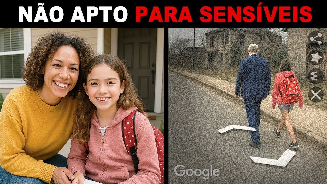 Filha desaparece após as aulas, 2 anos depois mãe dá zoom no Google e a vê...