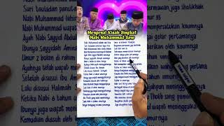 Download lagu Kisah Singkat Nabi Muhammad Saw - Full Lyric #kisahsingkatnabimuhammad #sholawat #belajar mp3