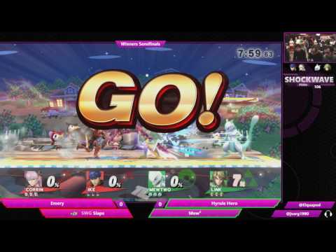 SW 106 - Emery + Slaps vs Hyrule Hero + Mew^2 Winners Semifinals - Smash 4