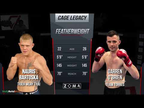 Naurius Bartoska vs Darren O’Brien - Cage Legacy 13