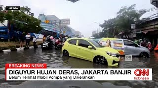 Download lagu Situasi Terkini Banjir Jakarta Usai Diguyur Hujan Deras mp3