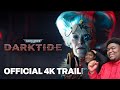 (Twins React) to WarHammer 40,000: Darktide - World Intro Official 4K Trailer REACTION