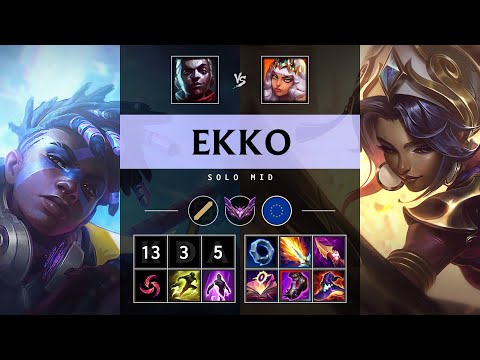 Ekko Mid vs Qiyana - EUW Master Patch 25.S1.3