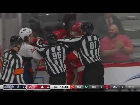 Detroit Red Wings Vs Washington Capitals Scrum