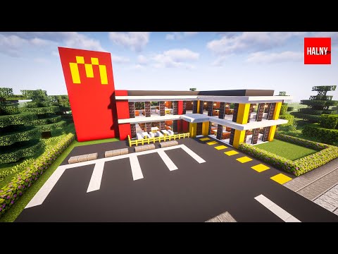 How to build a mcdonalds in minecraft