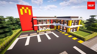 How to build a mcdonalds in minecraft