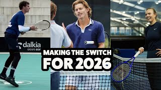 Which pros are switching racquets for 2026?