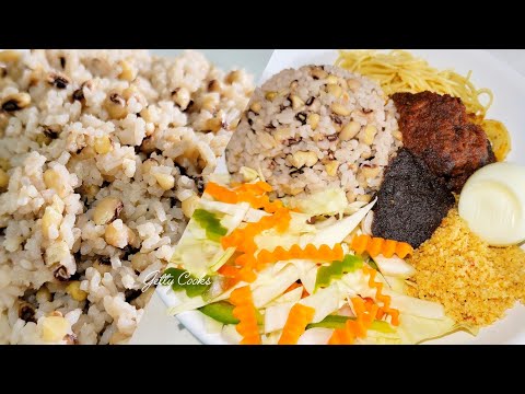 Rice and Beans recipe/how to cook waakye without waakye leaves