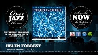 Helen Forrest - I Hadn't Anyone Till You (1950)