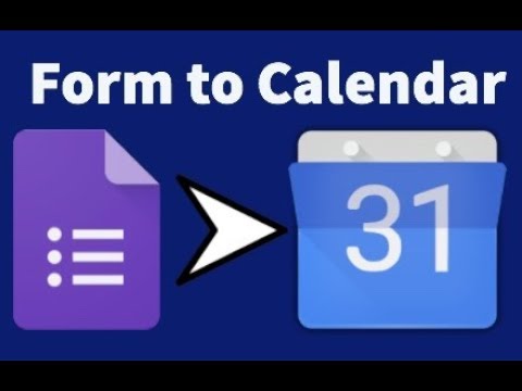 Form to Calendar - create an event from form submission automatically