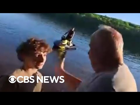 Disturbing video shows man attacking 21-year-old over lake access