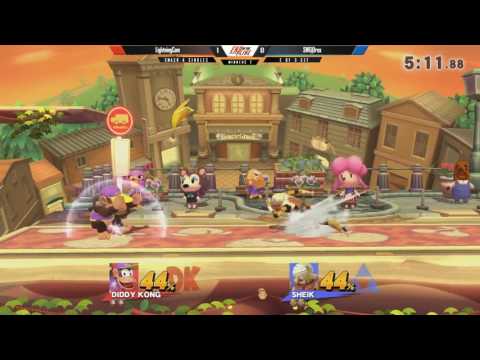End of the Line Top 32 - LightningCam (Diddy Kong) Vs. SWG | Orex (Sheik)